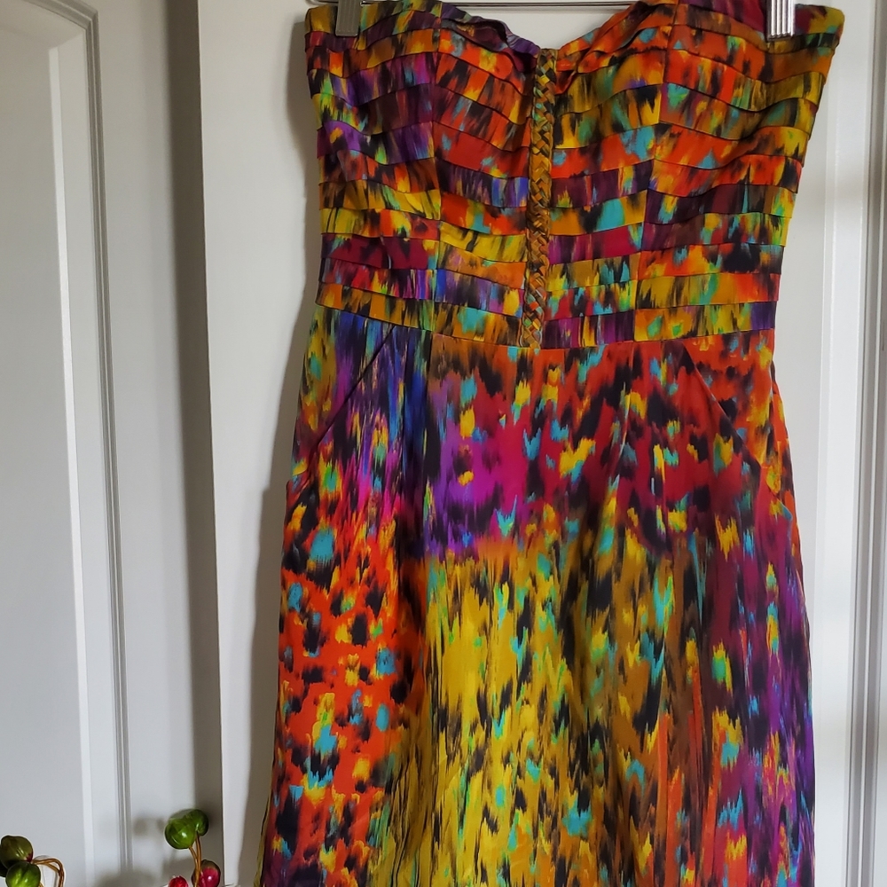 Multi-color Mini Dress size S for a special time